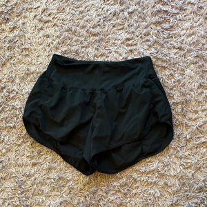 Women's Black Athletic Shorts
